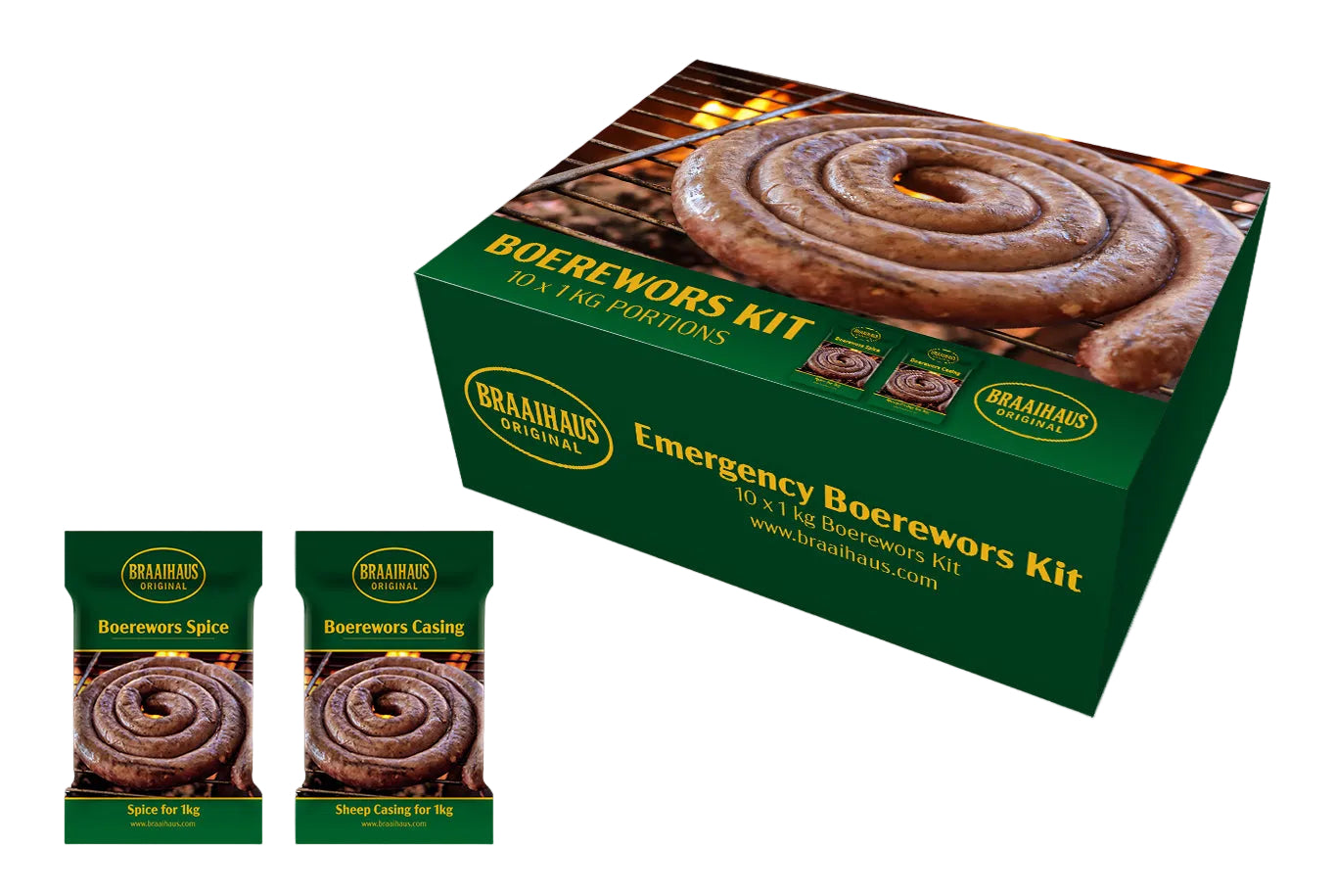 Braaihaus Original Boerewors Starter Kit